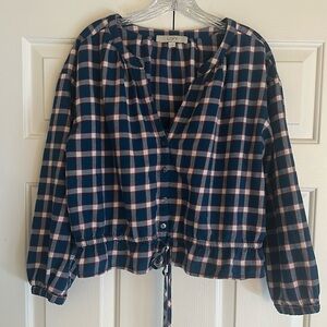 Loft Flannel Top